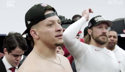 Patrick Mahomes thought NFL Films unnecessarily showed his ‘dad bod’ in locker room video