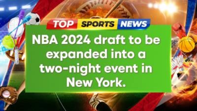 NBA expands 2024 draft to two nights for improved strategy