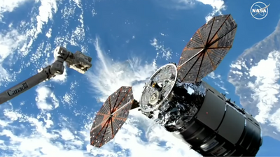 Private Cygnus cargo ship arrives at the ISS carrying 8,200 pounds of cargo