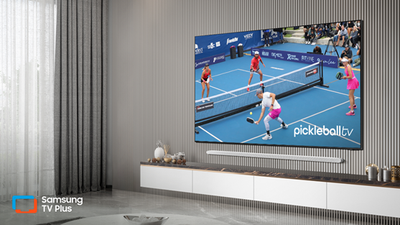 Samsung TV Plus Hits 350 Channel Mark with Pickleballtv