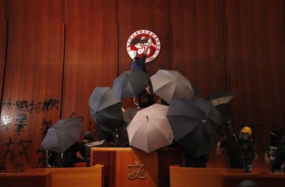 Four found guilty of rioting over 2019 storming of Hong Kong legislature