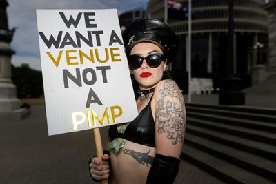 New Zealand Strippers March On Parliament For Legal Protections