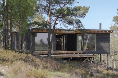 This Norway cabin was designed as a minimalist, coastal escape