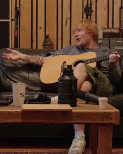 Ed Sheeran's Laid-Back Sofa Snaps: Musical Magic and Comfort