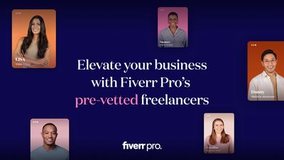 Build a professional, on-demand team with Fiverr Pro