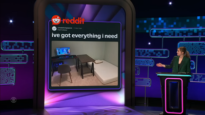 Redditor who posts 'I've got everything I need' alongside bare room with mattress and gaming PC ends up on CBS panel show: 'Come on, we've all dated that guy'