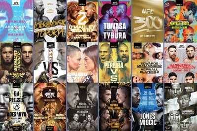 Photos: UFC event posters of 2024