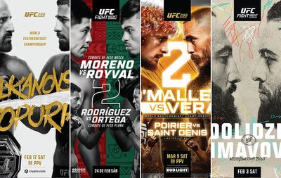 Photos: UFC event posters of 2024