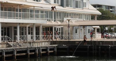 Boy leaping from vacant Queens Wharf balcony into harbour sparks warning