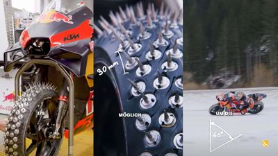 You Know You Want To See A MotoGP Bike On Ice