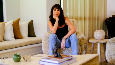 Brittny Button used this one furnishing to 'completely elevate' her living space – and her technique is easily replicable