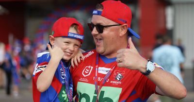 Newcastle Knights fans out charging for a big year in 2024