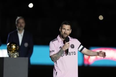 Lionel Messi and Inter Miami team visit Hong Kong for friendly match