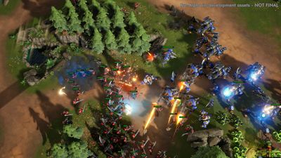 New RTS from Warcraft and StarCraft veterans smashes through nearly every stretch goal in $2m Kickstarter campaign, even though it was already fully funded