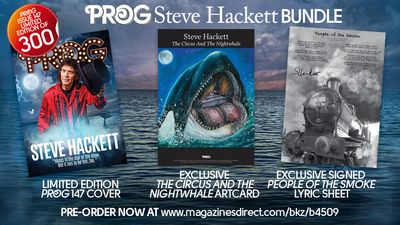 Order your exclusive Steve Hackett bundle featuring an alternate cover, art print and signed lyric sheet