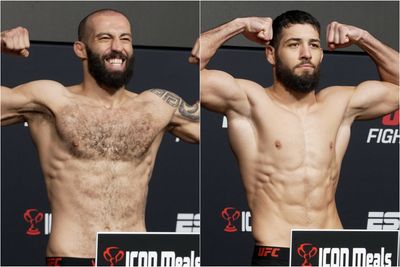 UFC Fight Night 235 video: Roman Dolidze, Nassourdine Imavov make weight in Las Vegas