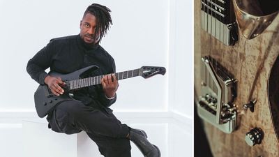 “Here’s something special the geniuses at Ernie Ball Music Man have worked up”: Tosin Abasi teases incredible aged metal finish for the Kaizen that’s like nothing we have seen on a guitar before