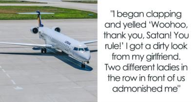 Passenger's Hilarious Response to Religious Call on Airplane Goes Viral