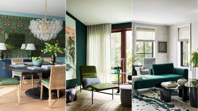 This nature-inspired shade is dominating in 2024 so far – here's how designers use it to create moody-meets-calm interiors