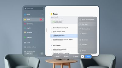 Apple Vision Pro launches with one of the best productivity apps going — Things 3 lets you rearrange tasks around your spatial workspace