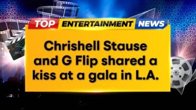 Chrishell Stause and G Flip share passionate kiss at gala