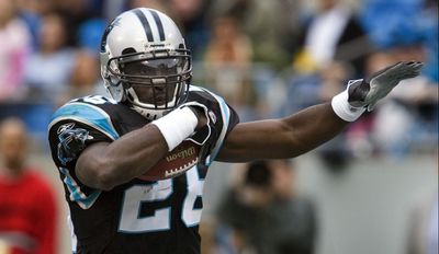 Raiders hiring former Panthers RB DeShaun Foster as assistant coach