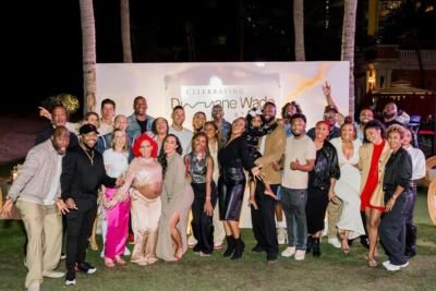Dwyane Wade Celebrates Jackie Robinson Year with Family and Friends