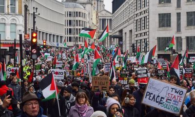 Thousands join pro-Palestine marches in London and Edinburgh