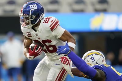 Could Jim Harbaugh target Saquon Barkley in free agency?