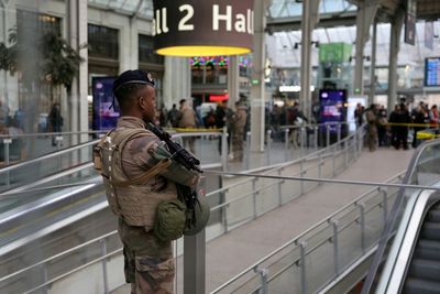 Knife Attacker Wounds Three At Major Paris Train Station