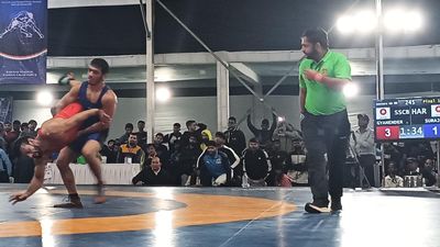 National wrestling | Sunil powers past Manoj for the 87kg Greco-Roman crown