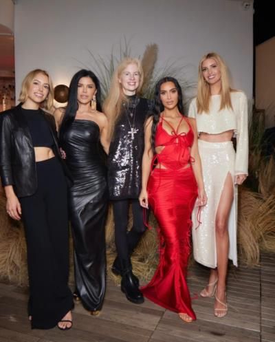 Kourtney and Kim Kardashian host extravagant Valentine's party for girls