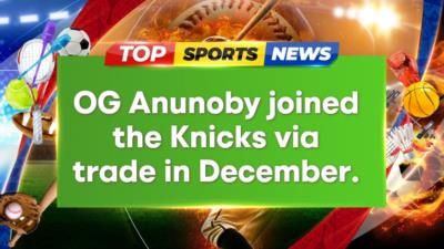 OG Anunoby's Impact Transforms Knicks' Offense, Powers NBA's Hottest Team