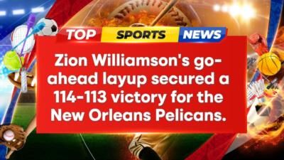 Zion Williamson's Late Layup Seals Pelicans' Victory Over Spurs