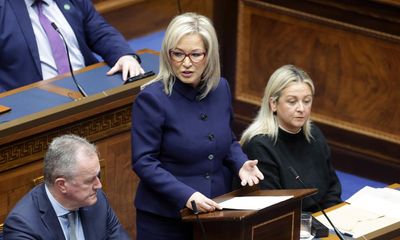 ‘I will be a first minister for all’: Sinn Féin’s Michelle O’Neill marks historic moment for once unionist state