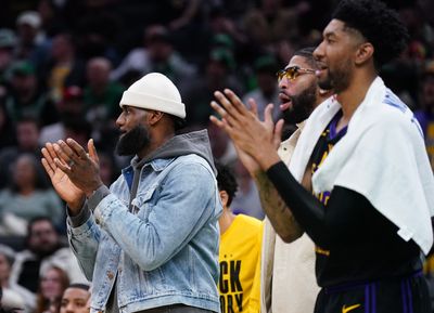 How did the Boston Celtics lose to the Los Angeles Lakers without LeBron James and Anthony Davis?