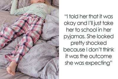 Parent Refuses To Entertain Daughter’s Morning Tantrum, Sends Her To School In PJs