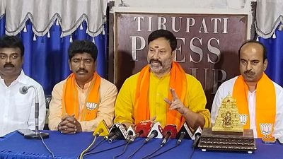 Seers need to ensure righteousness at temples in Tirumala and Tirupati: BJP