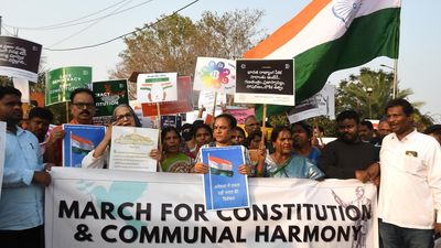Citizens in Hyderabad join hands to celebrate and protect Constitution