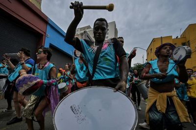 Crack Addicts Dance In Side Show To Carnival In Brazil