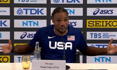Noah Lyles targets Bolt’s world records in 2024 after stunning 6.44sec PB