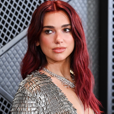 Dua Lipa Is the Definition of Power in an Armor-Like Grammys Red Carpet Gown