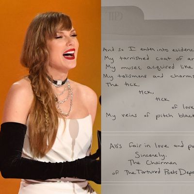 Taylor Swift Just Posted Lyrics from Her New Album, "The Tortured Poets Department"