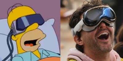 The Simpsons predicted Apple Vision Pro's success with augmented reality