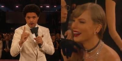 Trevor Noah praised for respectful Taylor Swift joke at Grammy's