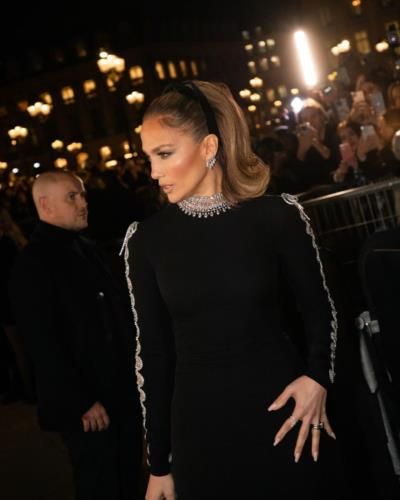 Jennifer Lopez's Bold and Elegant Black Attire Photoshoot on Instagram