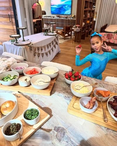 Chrissy Teigen and Daughter Cooking Up Some Kitchen Magic