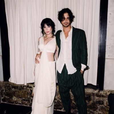 A Stylish Pairing: Halsey in White, Avan Jogia in Green