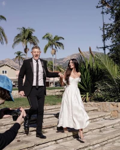 Jason Nash's Stylish Wedding Day with a Touch of Humor