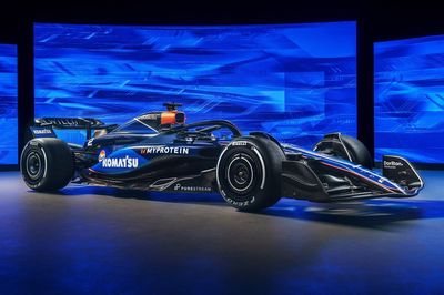 Williams unveils updated livery for 2024 FW46 F1 car